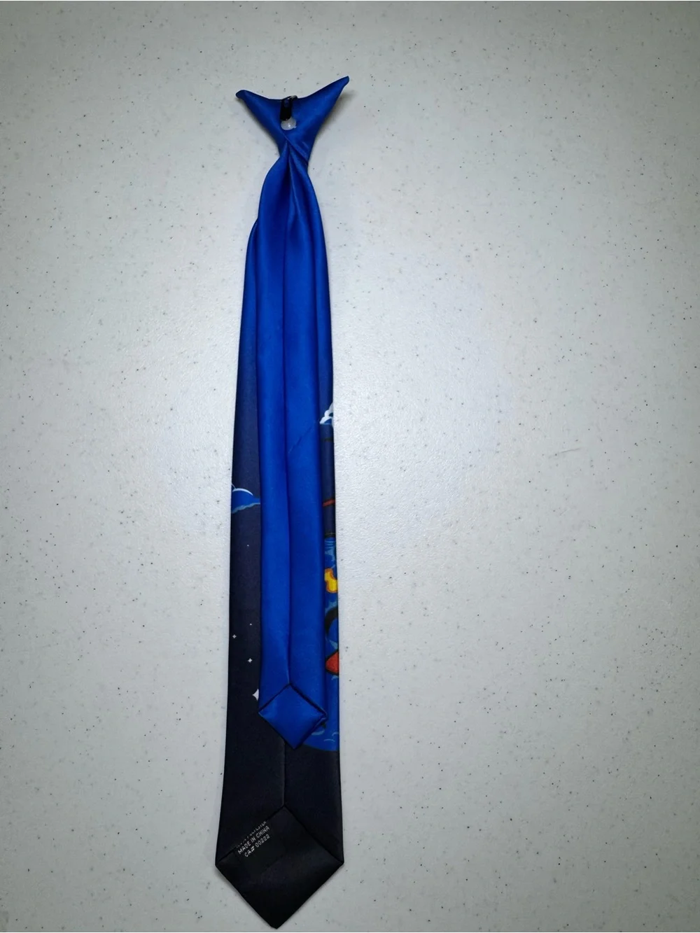 Angry Birds Space Boys Blue Clip-On Necktie Pre-Tied 16
